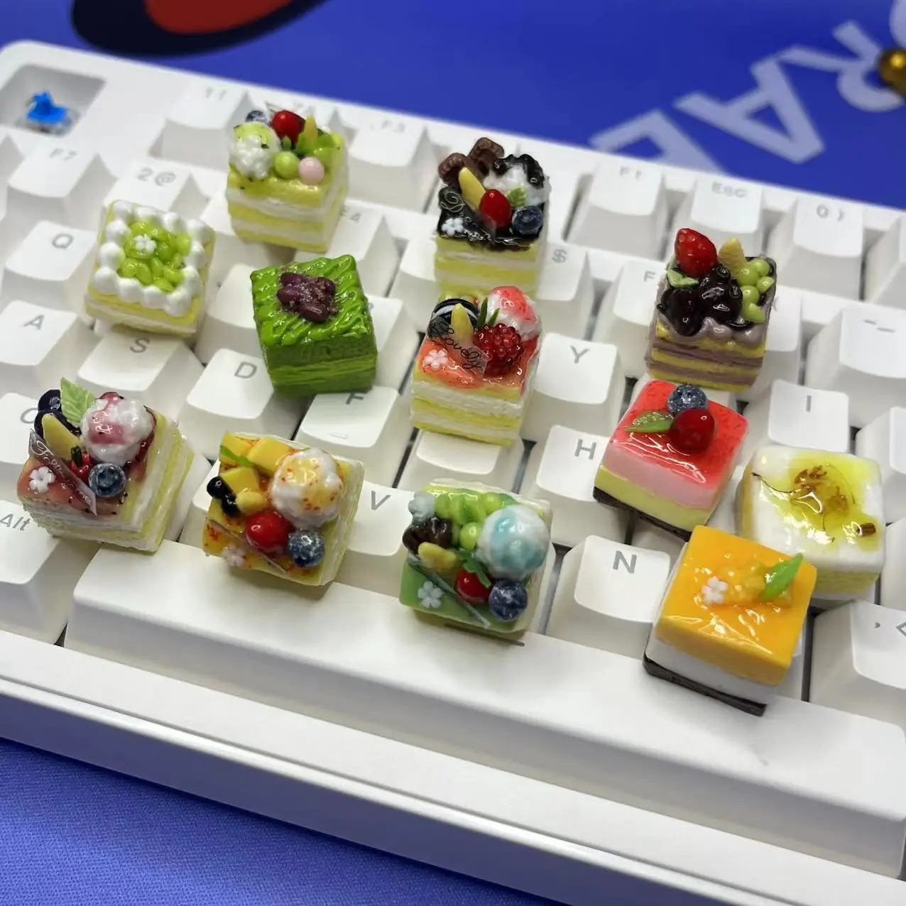 Cake Keycaps Personalized Handmade Customization Game Pink Universal Mechanical Keyboard Keycaps Supplement And Replace
Cake Keycaps Personalized Handmade Customization Game Pink Universal Mechanical Keyboard Keycaps Supplement And Replace
