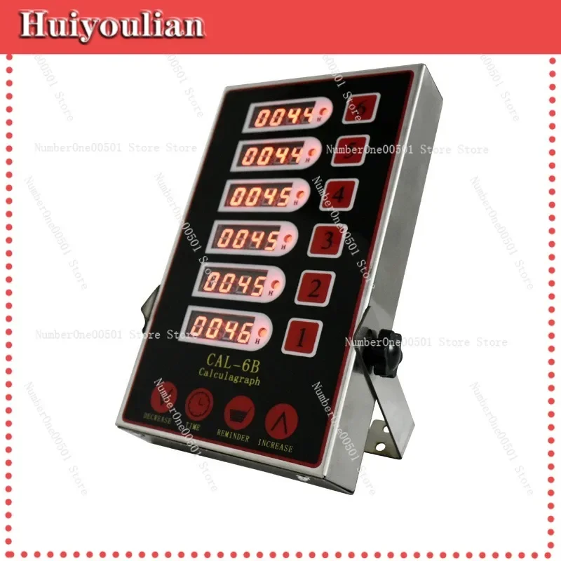 Commercial Kitchen 6 Channel Timer Fried Chicken Burger Baking 6 Segment Timer Alarm Reminder -lbw011
Commercial Kitchen 6 Channel Timer Fried Chicken Burger Baking 6 Segment Timer Alarm Reminder -lbw011