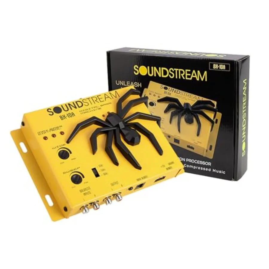 Car audio bass restoration processor with parametric equalizer, digital bass processing, balanced inputs, dash mount remote con
Car audio bass restoration processor with parametric equalizer, digital bass processing, balanced inputs, dash mount remote con