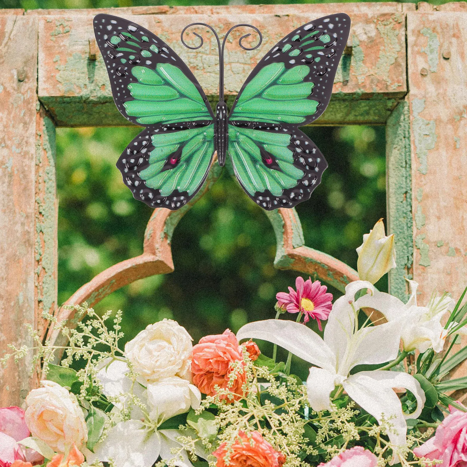 Iron Butterfly Decor Ornaments Home Wall Hanging Decor Pendant Metal Garden Fence Craft Wall Hanging Decoration
Iron Butterfly Decor Ornaments Home Wall Hanging Decor Pendant Metal Garden Fence Craft Wall Hanging Decoration