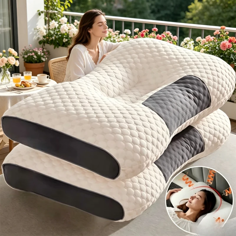 2Pcs Orthopedic Neck Support Pillow, Comfort SPA Neck Cushion, Ergonomic Design with 3 Different Height Choices
2Pcs Orthopedic Neck Support Pillow, Comfort SPA Neck Cushion, Ergonomic Design with 3 Different Height Choices