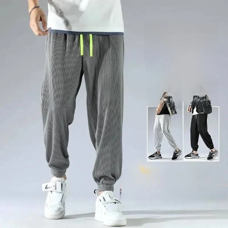 Ice Silk Men's Summer Thin Loose Nine Points Sports Qui Dry Casual Long Pants Straight Leg Fit All Seasons Polyester Fiber
Ice Silk Men's Summer Thin Loose Nine Points Sports Qui Dry Casual Long Pants Straight Leg Fit All Seasons Polyester Fiber