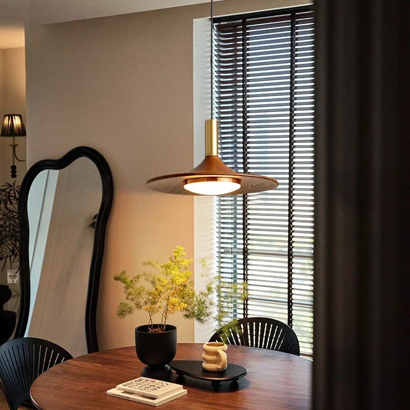 Nordic Retro Walnut Color Pendant Light Dining Room Bedroom Bedside Lighting Chandelier Classical Style Bar Home Decor Lamps
Nordic Retro Walnut Color Pendant Light Dining Room Bedroom Bedside Lighting Chandelier Classical Style Bar Home Decor Lamps