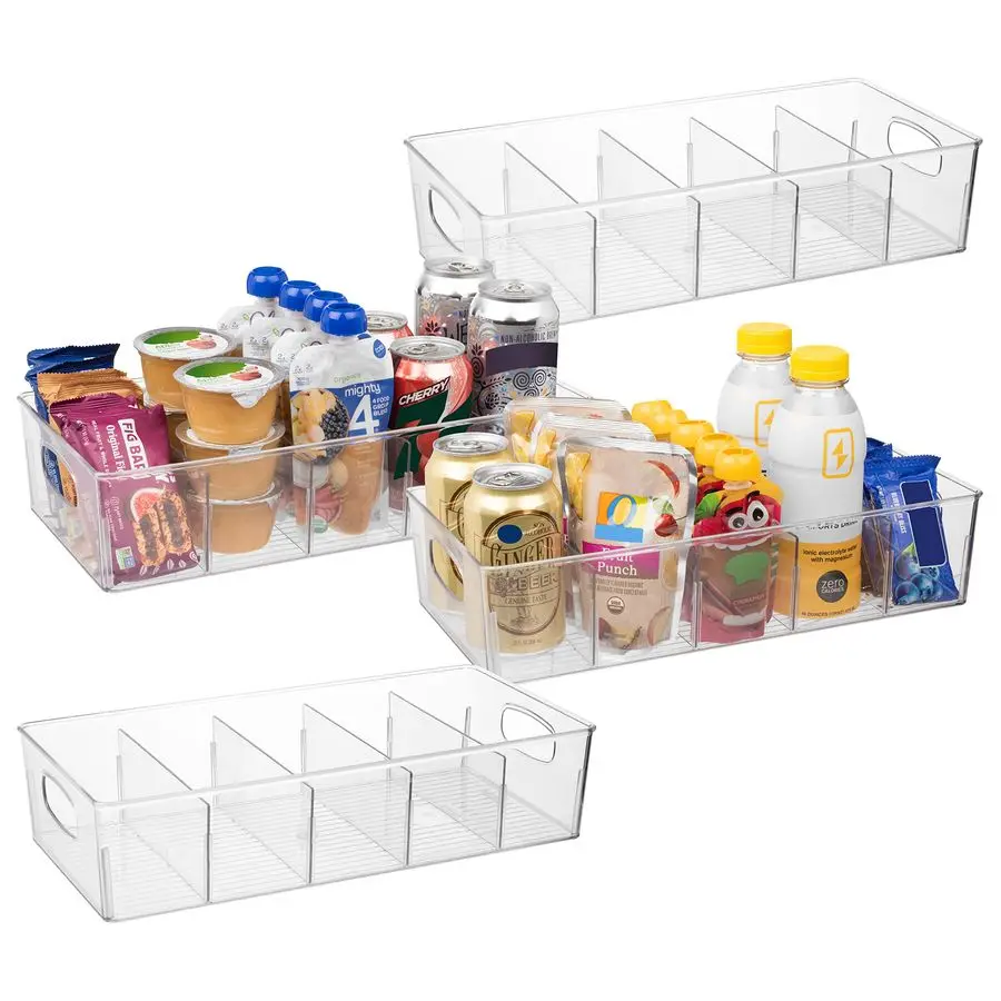 Plastic Pantry Organization and Storage Bins with Removable Dividers Perfect Kitchen Organization or Kitchen Storage Refrigerato
Plastic Pantry Organization and Storage Bins with Removable Dividers Perfect Kitchen Organization or Kitchen Storage Refrigerato