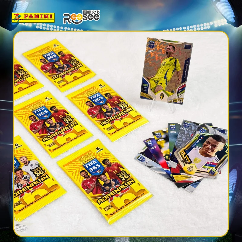 Panini FIFA365 2026 Football Trading Cards Hobby Box Gift Set For Boys Fans Collectors Birthday Present
Panini FIFA365 2026 Football Trading Cards Hobby Box Gift Set For Boys Fans Collectors Birthday Present