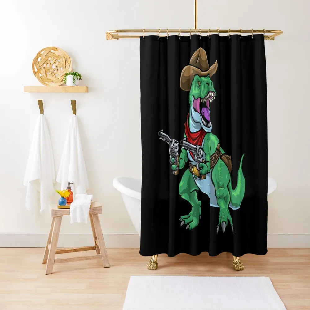 Cowboy T-Rex Dinosaur Shower Curtain Waterproof Fabric Bathroom Bathroom For Shower In The Bathroom Curtain
Cowboy T-Rex Dinosaur Shower Curtain Waterproof Fabric Bathroom Bathroom For Shower In The Bathroom Curtain