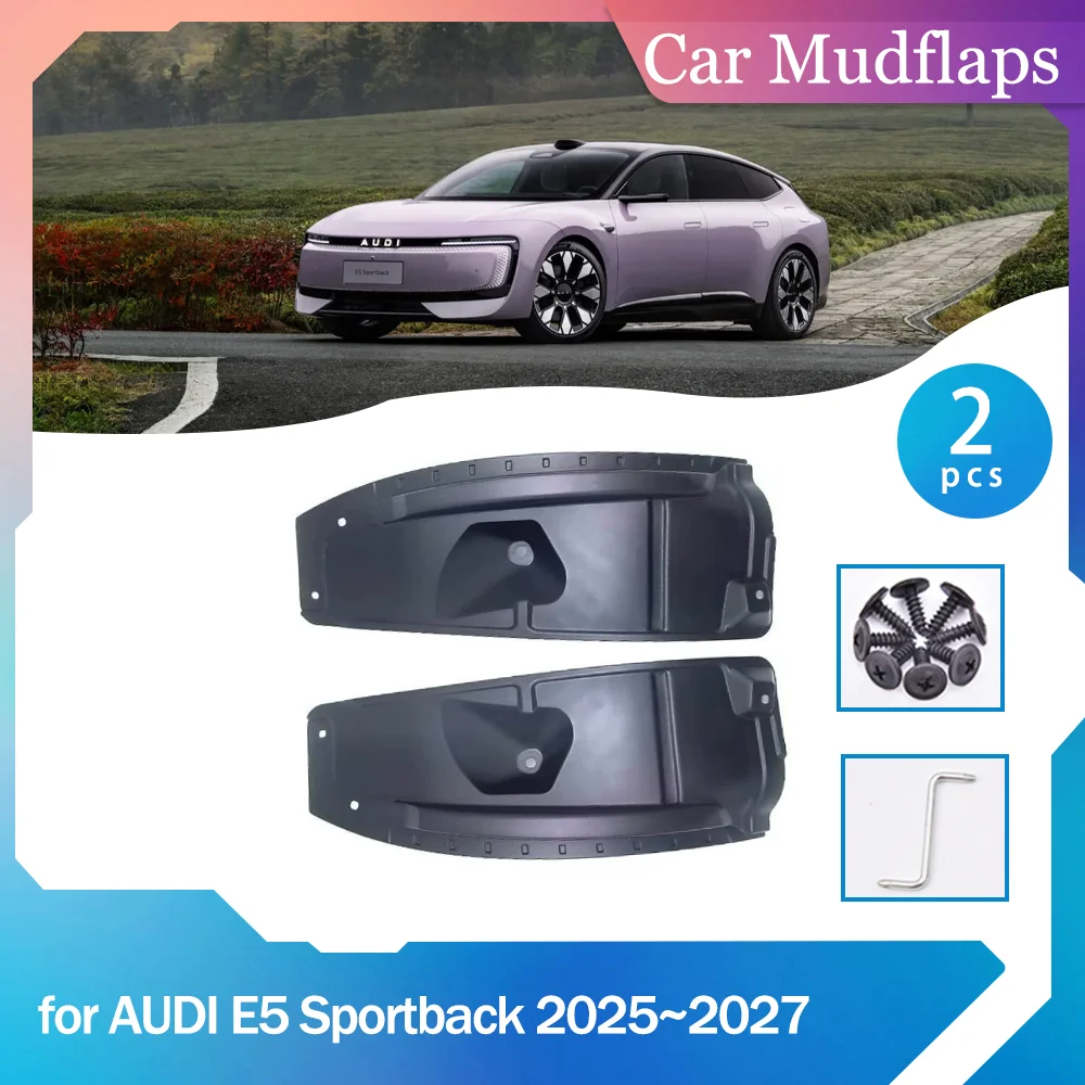 2 шт. автомобильные брызговики для AUDI E5 Sportback 2025 ~ 2027 2026 брызговики заднего колеса крышка брызговики часть аксессуары
2 шт. автомобильные брызговики для AUDI E5 Sportback 2025 ~ 2027 2026 брызговики заднего колеса крышка брызговики часть аксессуары