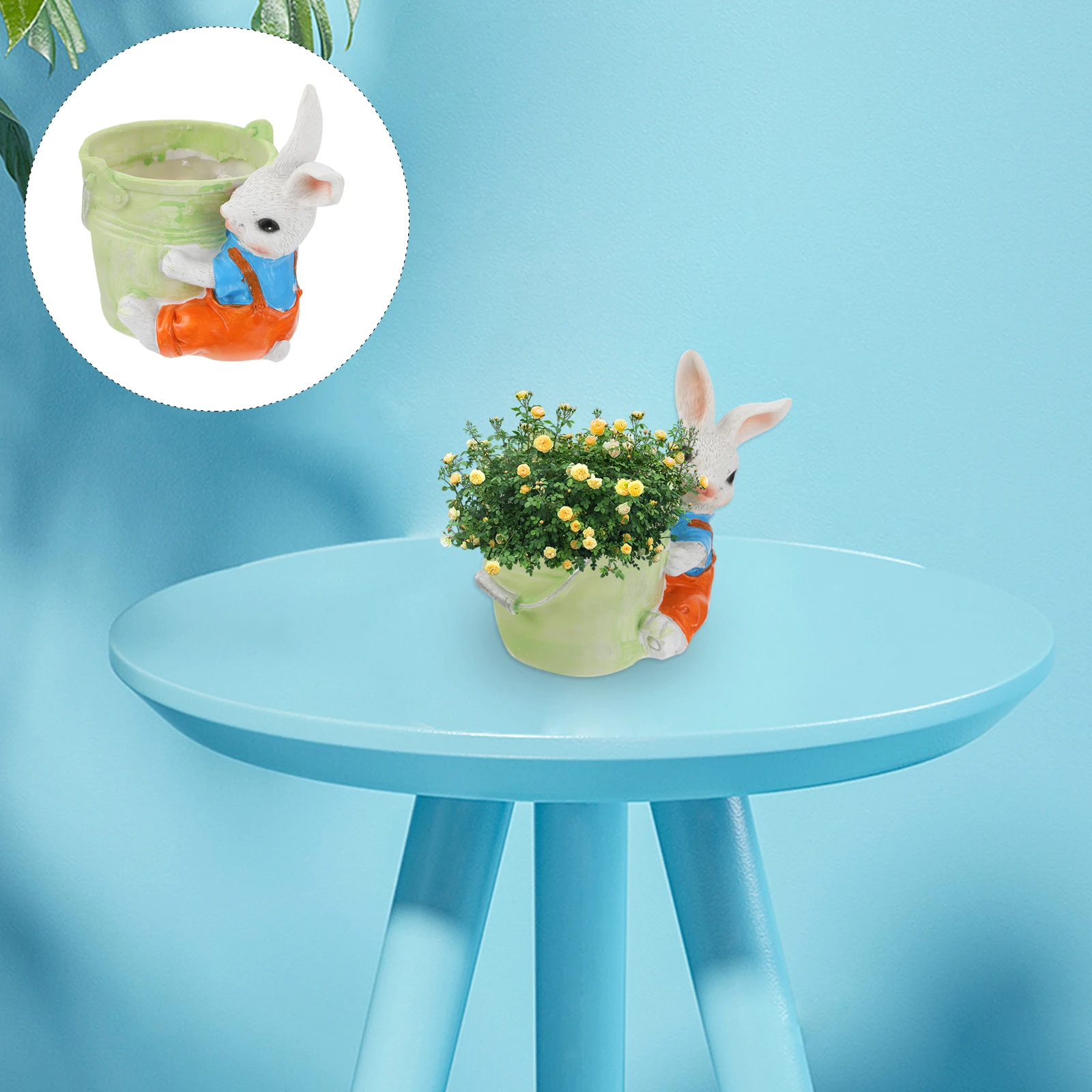 Rustic Rabbit Flowerpot Retro Resin Planter Small Size Desktop Gardening Bonsai Succulent Pot Indoor Plants Container Vintage
Rustic Rabbit Flowerpot Retro Resin Planter Small Size Desktop Gardening Bonsai Succulent Pot Indoor Plants Container Vintage