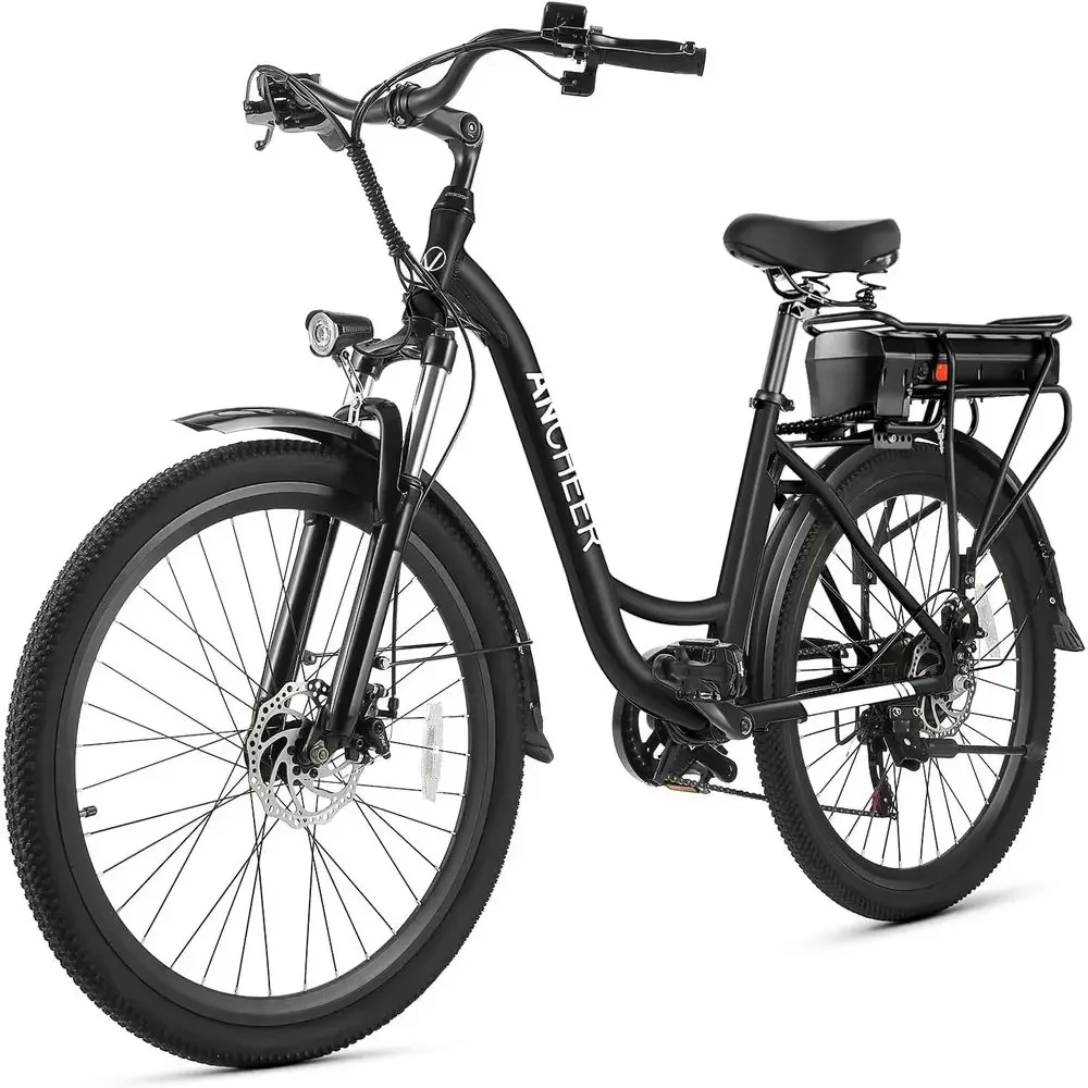 48V 500Wh Adult Electric Bike: 60 Mile Range, Removable Battery, Fast-Charge, 26 Tires, 7-Speed, LCD Display, Suspension, Cruise
48V 500Wh Adult Electric Bike: 60 Mile Range, Removable Battery, Fast-Charge, 26 Tires, 7-Speed, LCD Display, Suspension, Cruise