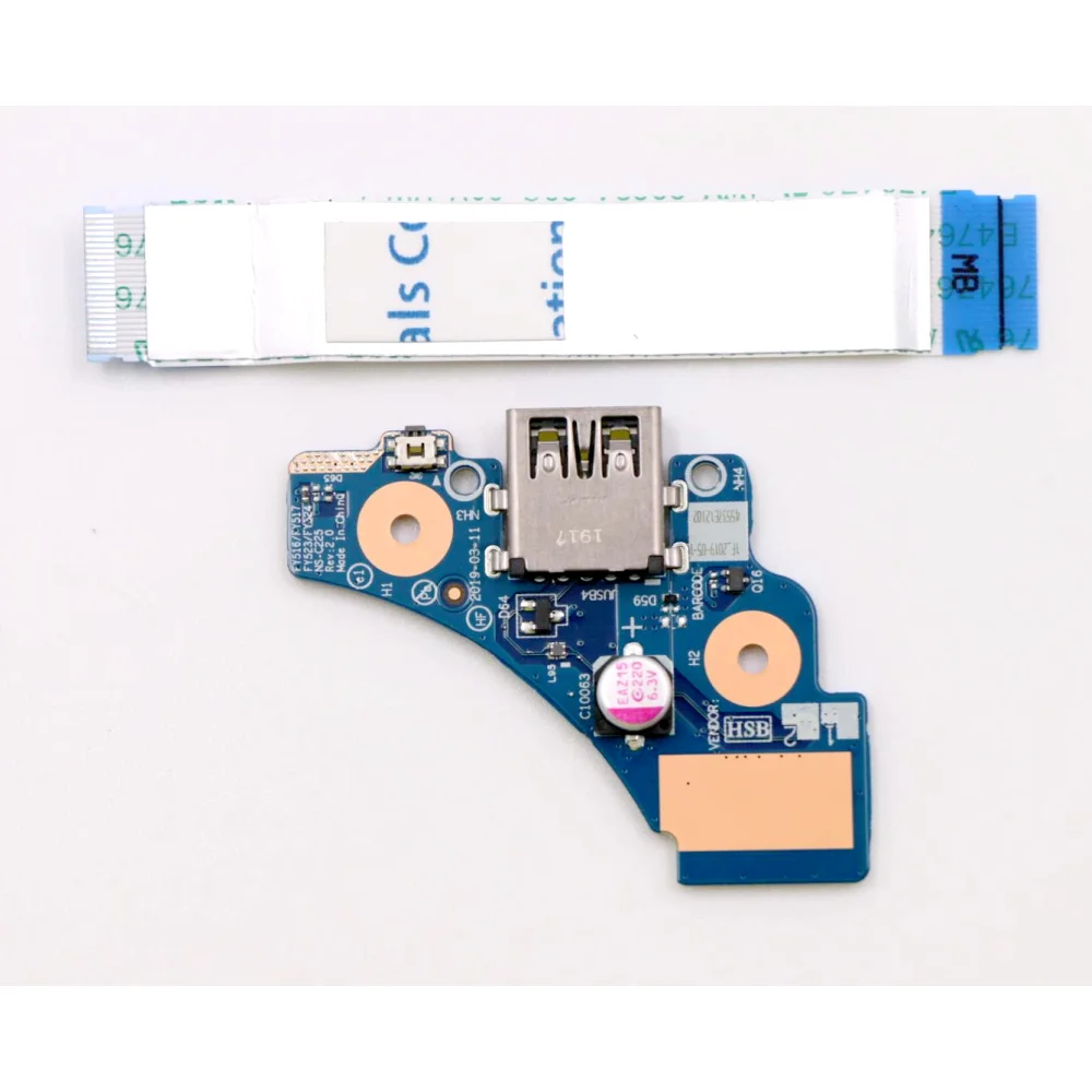Новинка для Lenovo Legion Y545, кнопка питания, USB-плата + кабель NS-C225 FRU 5C50S24939
Новинка для Lenovo Legion Y545, кнопка питания, USB-плата + кабель NS-C225 FRU 5C50S24939