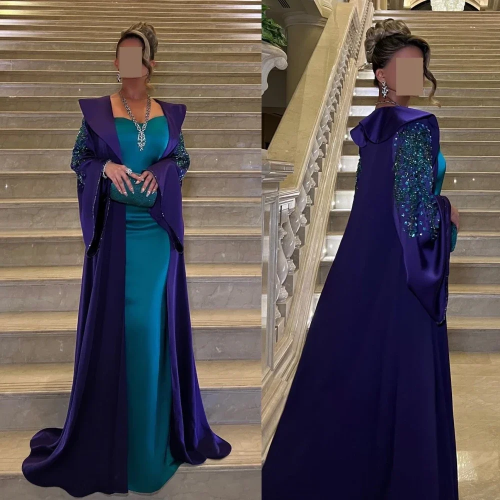 QR Customized Evening Dresses Floor Length Sheath Square Neck Jacket Bespoke Occasion Gown Long Formal Dress Women Party Dresses
QR Customized Evening Dresses Floor Length Sheath Square Neck Jacket Bespoke Occasion Gown Long Formal Dress Women Party Dresses