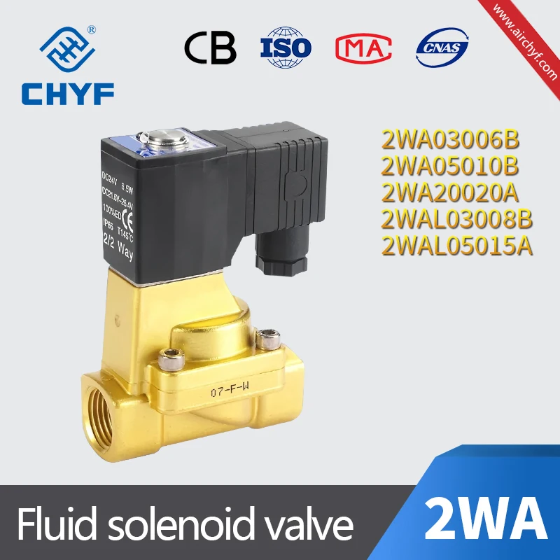 2WA Series (Direct-acting and normally closed) Fluid control valve(2/2 way)
2WA Series (Direct-acting and normally closed) Fluid control valve(2/2 way)