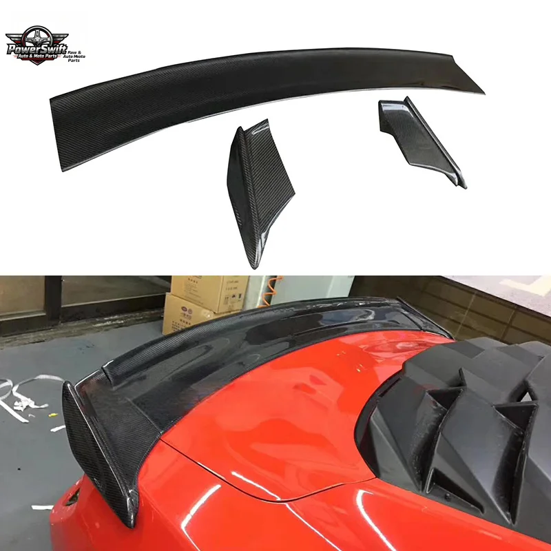 Suitable for 15-22 Ford Mustang Three-Section Carbon Fiber Spoiler Sevini Fixed Wing
Suitable for 15-22 Ford Mustang Three-Section Carbon Fiber Spoiler Sevini Fixed Wing
