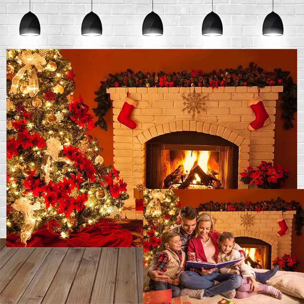 Christmas Fireplace Home Photography Background Decoration Xmas Tree Socks Winter Retro Backdrop Family Baby Birthday Studio
Christmas Fireplace Home Photography Background Decoration Xmas Tree Socks Winter Retro Backdrop Family Baby Birthday Studio