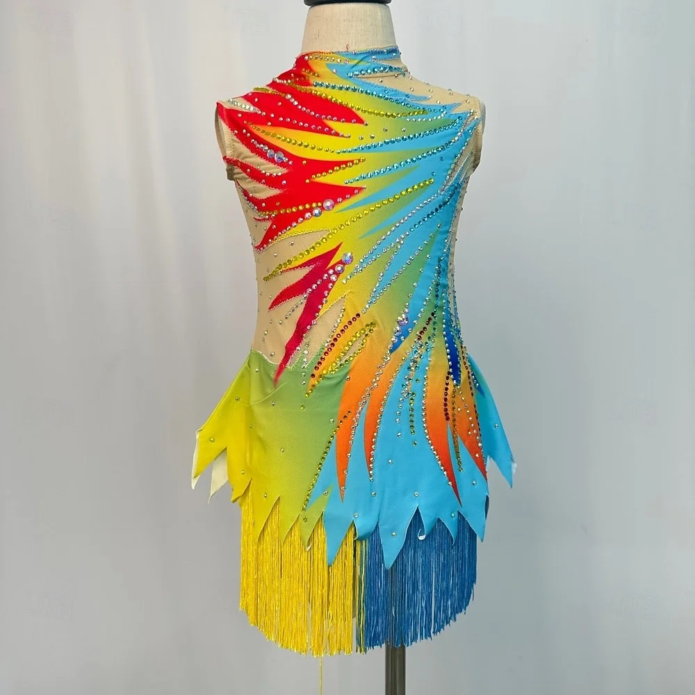 Youth Figure Skating Dress Featuring Lightweight Fabric For Freedom Of Movement During Practice And Competitions
Youth Figure Skating Dress Featuring Lightweight Fabric For Freedom Of Movement During Practice And Competitions