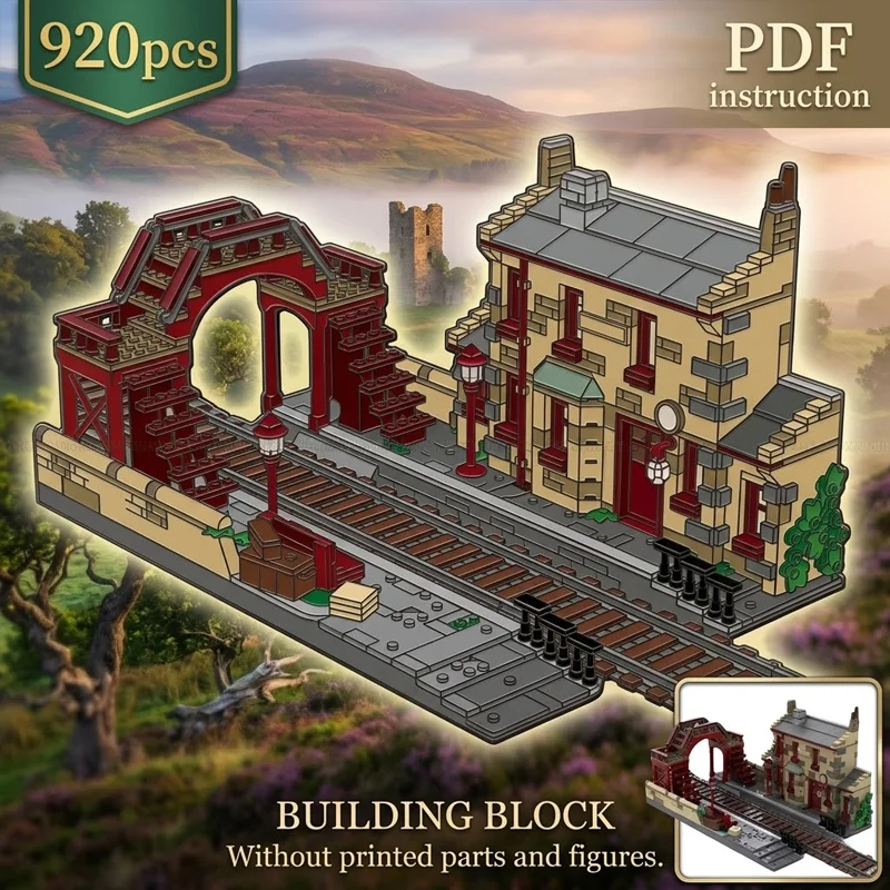 Diorama Display Scene Railway Bridge MOC Train Station Platform Expansion Kit For 76423 Architecture Building Blocks Toy
Diorama Display Scene Railway Bridge MOC Train Station Platform Expansion Kit For 76423 Architecture Building Blocks Toy