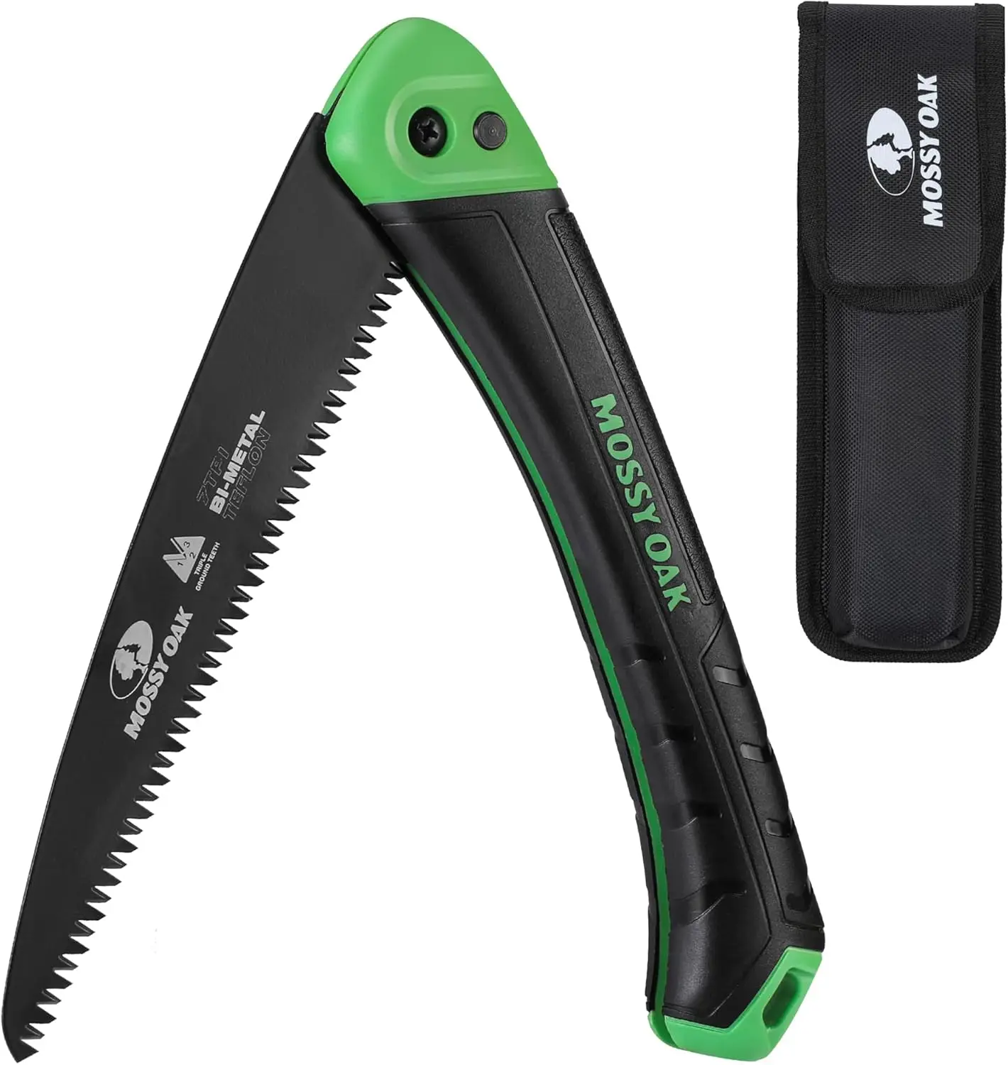 Folding Saw 7 Inch with Pouch, Bimetal Blade for Tree Pruning and Camping, Auto-Lock Hand Saw for Wood Cutting
Folding Saw 7 Inch with Pouch, Bimetal Blade for Tree Pruning and Camping, Auto-Lock Hand Saw for Wood Cutting