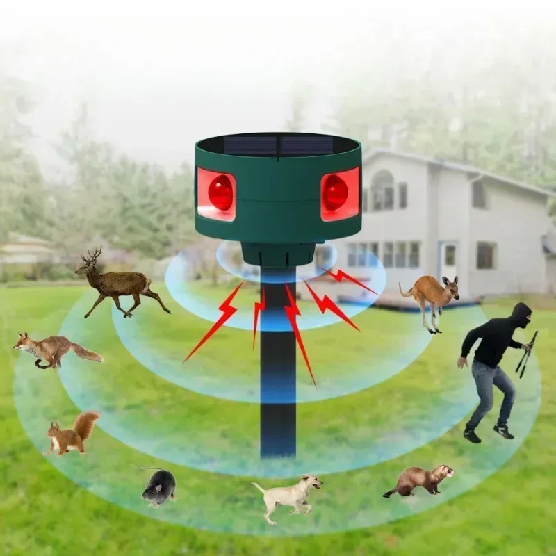 Waterproof Outdoor Animal Repeller with Security Alarm & 129dB Sound Effects
Waterproof Outdoor Animal Repeller with Security Alarm & 129dB Sound Effects