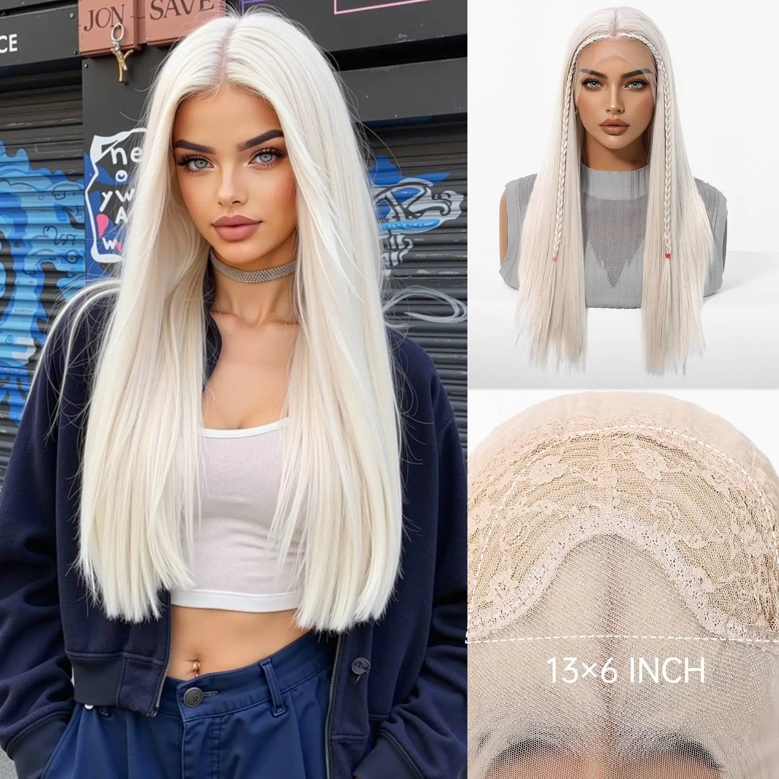 Topshe 13x4 HD Lace Front Wig Platinum Blonde Long Straight Hand-Tied Pre-Plucked Natural Hairline Realistic Glueless Wigs
Topshe 13x4 HD Lace Front Wig Platinum Blonde Long Straight Hand-Tied Pre-Plucked Natural Hairline Realistic Glueless Wigs