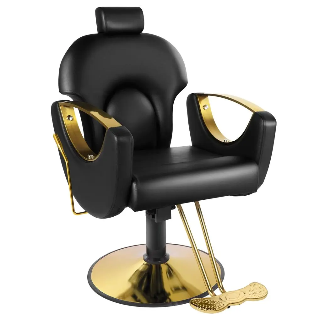 Chair Reclining Salon Chair for Hair Stylist, Reclining 360 Swivel Adjustable Headrest Hydraulic Hair Armchair for Hairdressers
Chair Reclining Salon Chair for Hair Stylist, Reclining 360 Swivel Adjustable Headrest Hydraulic Hair Armchair for Hairdressers