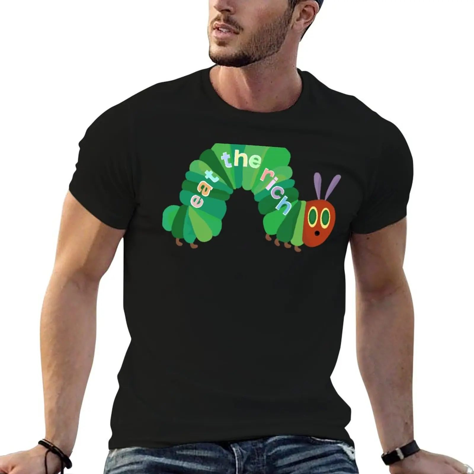 Eat The Rich Hungry Caterpillar T-Shirt printed t shirts for man cotton t shirt pack t shirt man casual T-shirt
Eat The Rich Hungry Caterpillar T-Shirt printed t shirts for man cotton t shirt pack t shirt man casual T-shirt