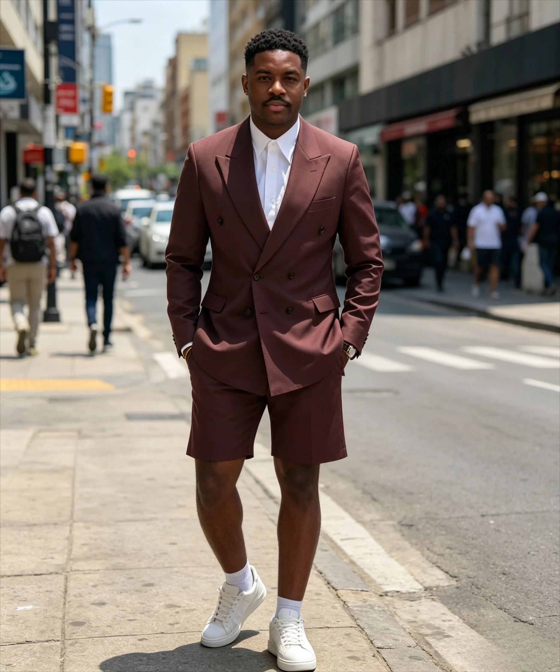 Summer Solid Color Men's Suits Elegant Double Breasted Peak Lapel Jacket Pants Vacation Male For Weding
Summer Solid Color Men's Suits Elegant Double Breasted Peak Lapel Jacket Pants Vacation Male For Weding