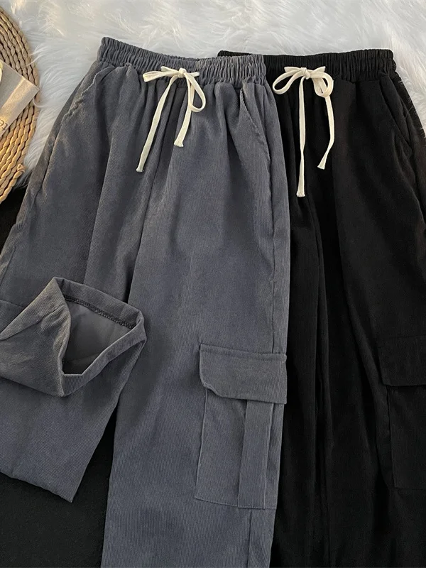 Corduroy Work Trousers with Multiple kets Loose Fit Men's Autumn Faion Brand Hong Kong Sle Casual Pants for Students A...
Corduroy Work Trousers with Multiple kets Loose Fit Men's Autumn Faion Brand Hong Kong Sle Casual Pants for Students A...