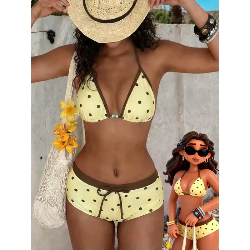 2026 New Beach Bathing Suit Women Polka Dot Halter Lace Up Swimsuits Bowknot Shorts Print Bikinis Swimsuits Summer Beachwear Y2k
2026 New Beach Bathing Suit Women Polka Dot Halter Lace Up Swimsuits Bowknot Shorts Print Bikinis Swimsuits Summer Beachwear Y2k