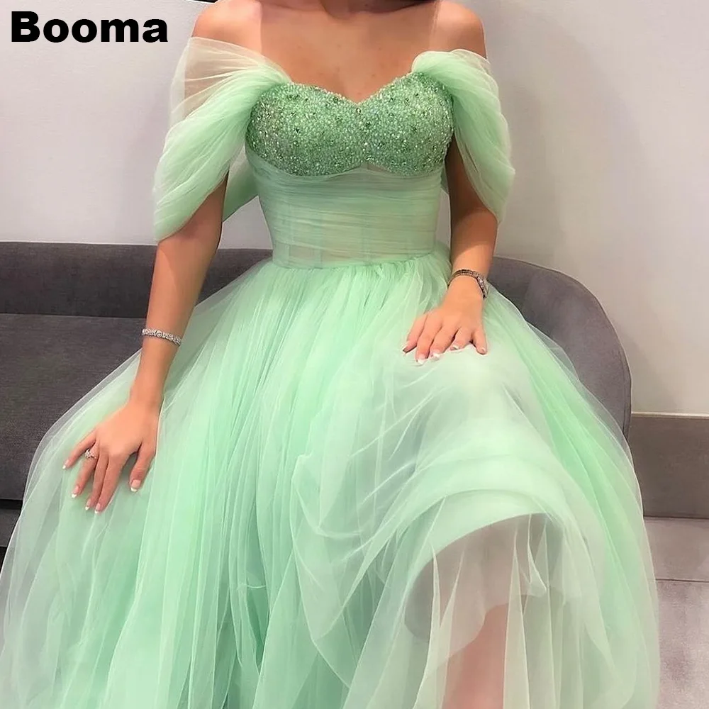Booma Green Tulle Prom Dresses Sweetheart Off Shoulder Crystal Beading Evening Dresses for Women 2023 A Line Party Events Gowns
Booma Green Tulle Prom Dresses Sweetheart Off Shoulder Crystal Beading Evening Dresses for Women 2023 A Line Party Events Gowns