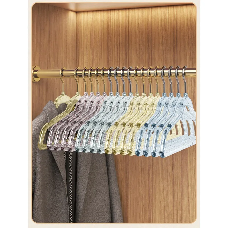 10pcs Traceless Non-slip Clothes Hanger Anti Shoulder Bump Household Dorm Hanger for Windbreaker Daily Garment Hanging Outerwear
10pcs Traceless Non-slip Clothes Hanger Anti Shoulder Bump Household Dorm Hanger for Windbreaker Daily Garment Hanging Outerwear