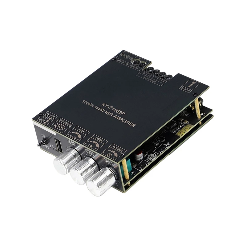 T1002P Upgrade 100W*2 Bluetooth Digital Amplifier Board Audio Stereo Equalizer High Bass Adjustment TPA3221 Ultra 3116 C
T1002P Upgrade 100W*2 Bluetooth Digital Amplifier Board Audio Stereo Equalizer High Bass Adjustment TPA3221 Ultra 3116 C