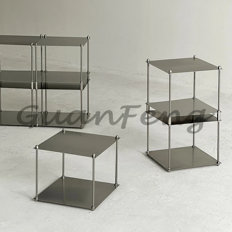 Free-Standing Metal Modular Storage Rack Stainless Steel Shelf Side Table Wall-Edge Organizer Multi-Purpose Book Storage
Free-Standing Metal Modular Storage Rack Stainless Steel Shelf Side Table Wall-Edge Organizer Multi-Purpose Book Storage