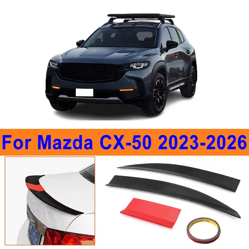 For Mazda CX-50 2023-2026 3-Section ABS Rear Trunk Spoiler 115-125cm Adjustable Sports Decor Top Wing Car Exterior Parts
For Mazda CX-50 2023-2026 3-Section ABS Rear Trunk Spoiler 115-125cm Adjustable Sports Decor Top Wing Car Exterior Parts
