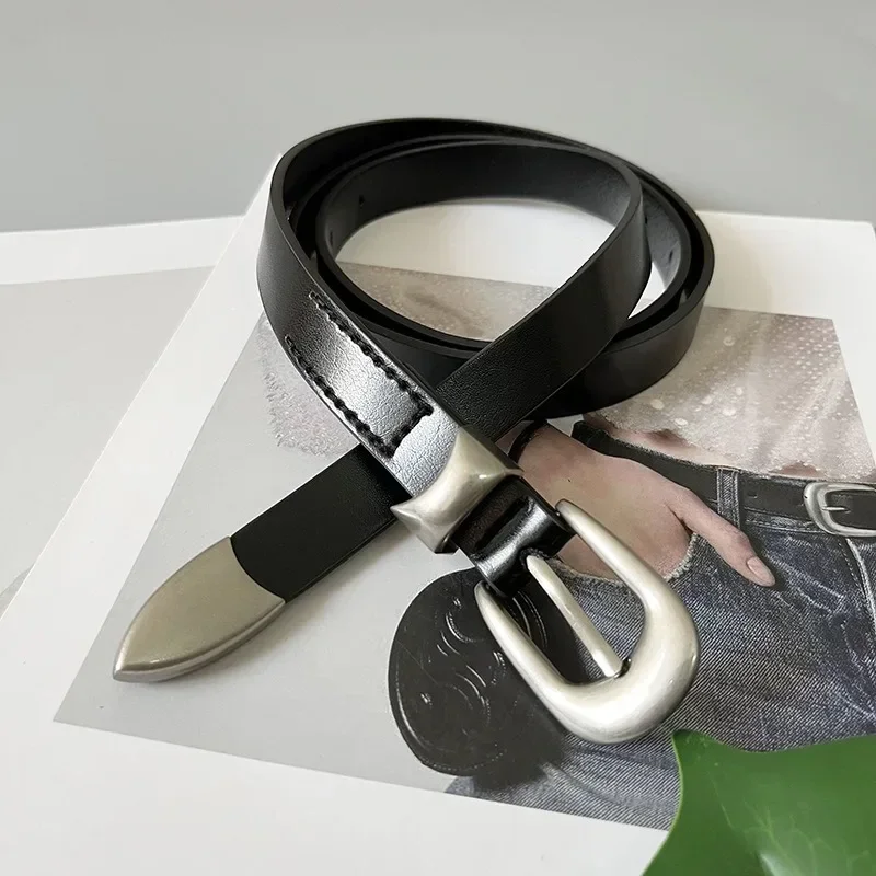 1.7cm Narrow Extended Knotted Decorative Lady Belt Silver Buckle Slim Skirt Belt Soft Genuine Leather Women's Jeans Belts
1.7cm Narrow Extended Knotted Decorative Lady Belt Silver Buckle Slim Skirt Belt Soft Genuine Leather Women's Jeans Belts