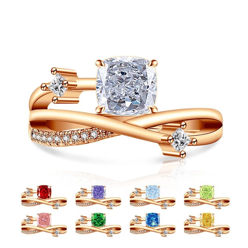 A beautiful 18K rose gold plated diamond-cut ring. Suitable for ladies for simple and fashionable parties and wedding jewelry.
A beautiful 18K rose gold plated diamond-cut ring. Suitable for ladies for simple and fashionable parties and wedding jewelry.
