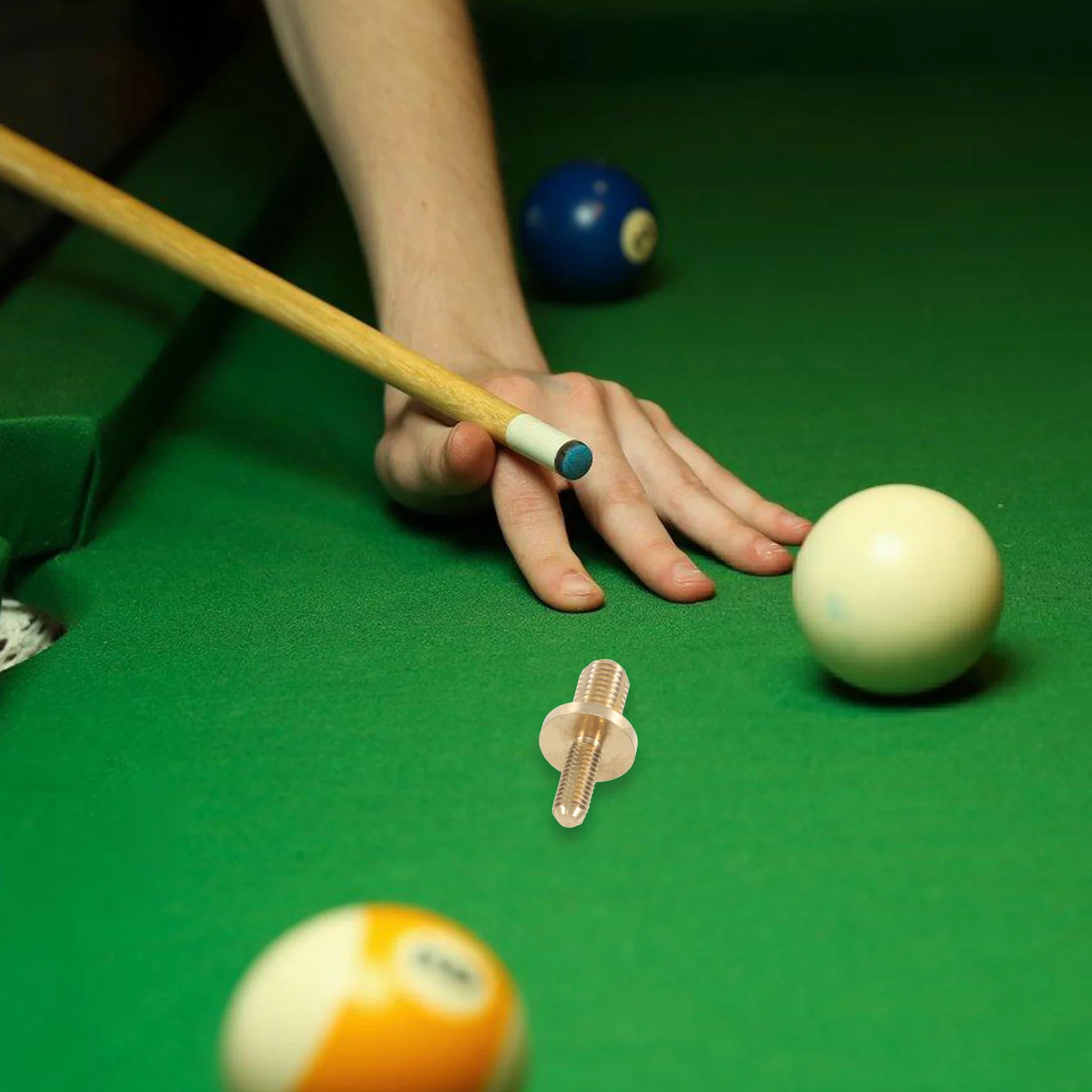 Billiard Cue Copper Screw Handle Extension Joint Connector Ideal for Cue Length Upgrade and Professional Snooker
Billiard Cue Copper Screw Handle Extension Joint Connector Ideal for Cue Length Upgrade and Professional Snooker