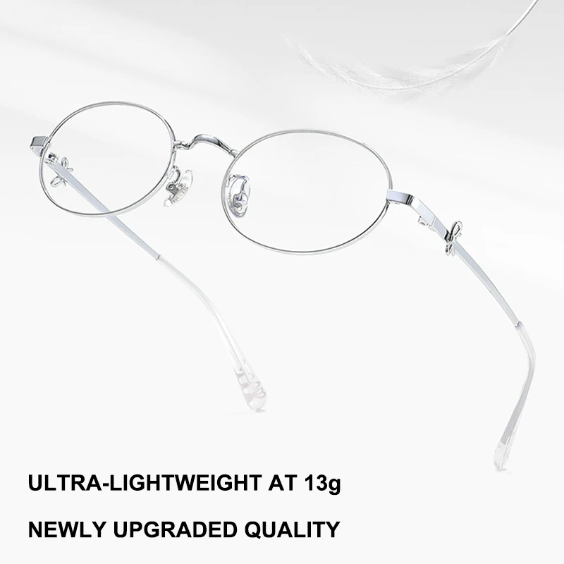 Luxury Fashionable Oval Ultra-Light Metal Glasses Frame Stylish Bowknot Trendy Women's Eyeglasses Retro Designer Spectacle
Luxury Fashionable Oval Ultra-Light Metal Glasses Frame Stylish Bowknot Trendy Women's Eyeglasses Retro Designer Spectacle