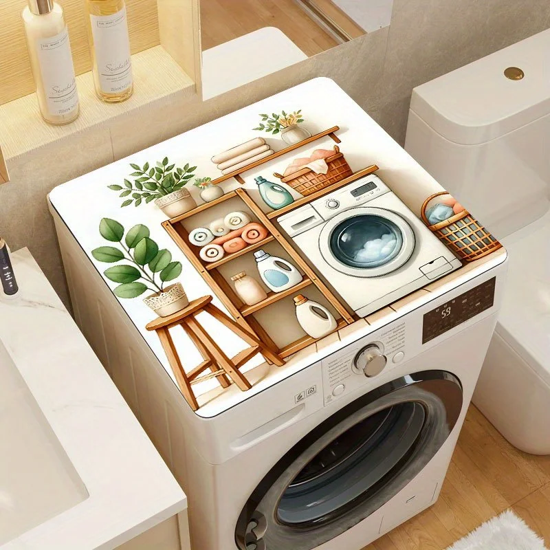 1pc Non-Slip Washing Machine Cover Mat, Washing Machine Top Cover Mat Vintage Retro, Vintage Look Washing Machine Cover Mat
1pc Non-Slip Washing Machine Cover Mat, Washing Machine Top Cover Mat Vintage Retro, Vintage Look Washing Machine Cover Mat