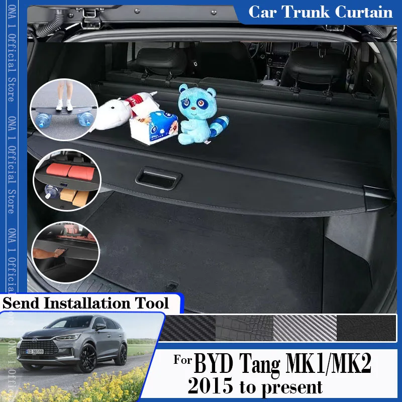 For BYD Tang Tan DM-i DM-p 2015~Present Car Trunk Curtain Cover Security Shade Rear Boot Luggage Rack Partition Cars Accessories
For BYD Tang Tan DM-i DM-p 2015~Present Car Trunk Curtain Cover Security Shade Rear Boot Luggage Rack Partition Cars Accessories