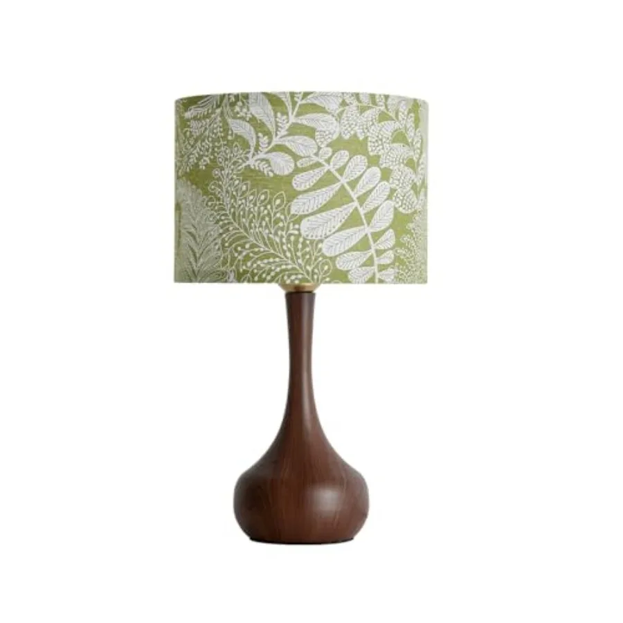 Vintage Boho Green Flower Fabric Red Wood Pattern Bedside Table Lamp for Bedroom Nightstand, Mid Century Modern Farmhouse Decor
Vintage Boho Green Flower Fabric Red Wood Pattern Bedside Table Lamp for Bedroom Nightstand, Mid Century Modern Farmhouse Decor