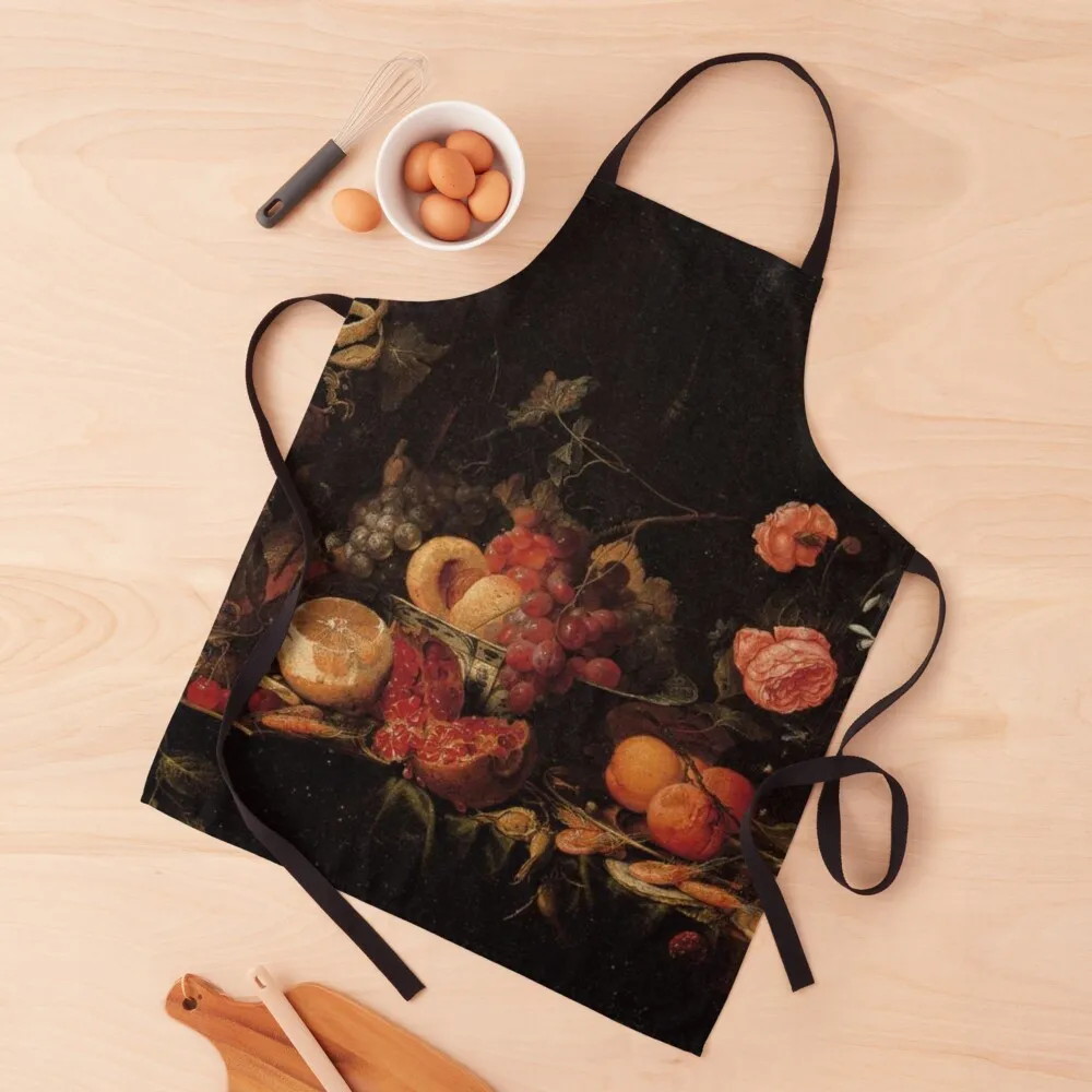 Jan Davidsz. de Heem - Still-Life with Flowers and Fruit Apron Hairdressing chef for man cookings for women Apron
Jan Davidsz. de Heem - Still-Life with Flowers and Fruit Apron Hairdressing chef for man cookings for women Apron