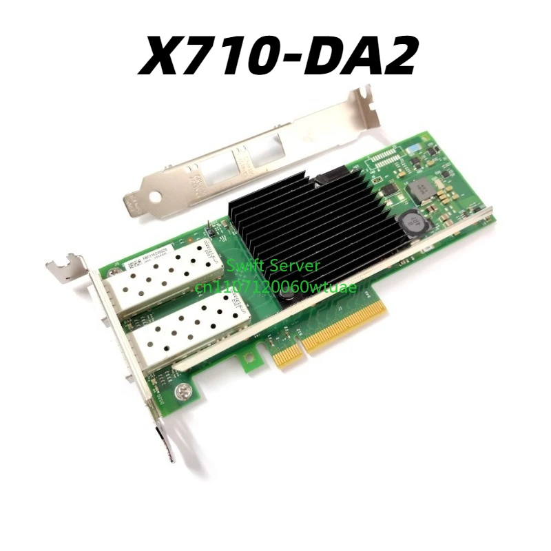 Оригинальная сетевая карта X710-DA2 DA4 10 Гбит/с, двухпортовый оптоволоконный Ethernet-адаптер
Оригинальная сетевая карта X710-DA2 DA4 10 Гбит/с, двухпортовый оптоволоконный Ethernet-адаптер