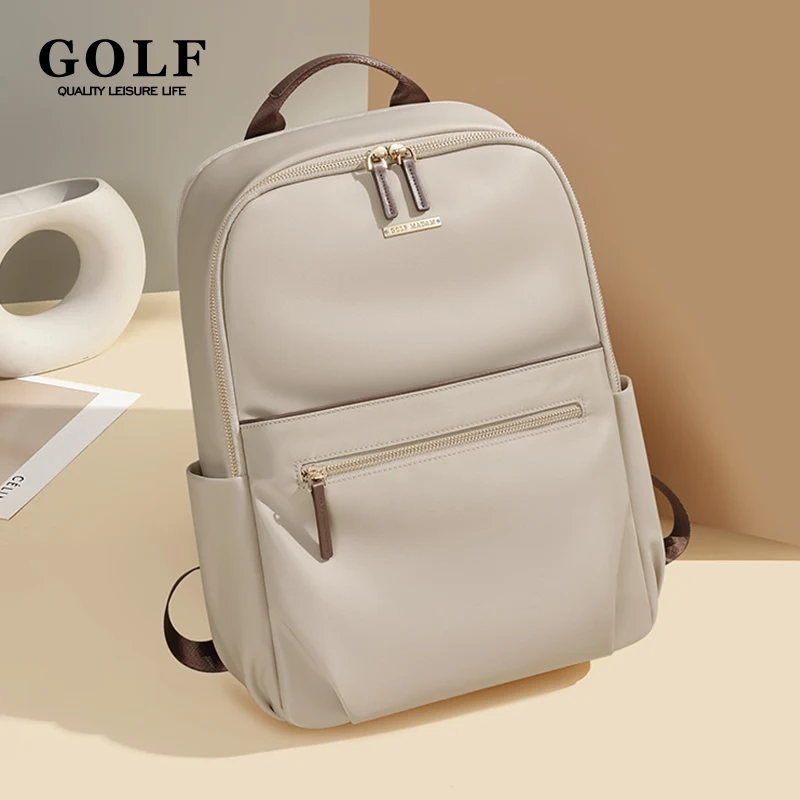 GOLF Simple Backpack Women Waterproof Backpacks Laptop Bag 15 Inch Elegant Ladies Back Pack Bags Work Multi Pockets Anti Theft
GOLF Simple Backpack Women Waterproof Backpacks Laptop Bag 15 Inch Elegant Ladies Back Pack Bags Work Multi Pockets Anti Theft