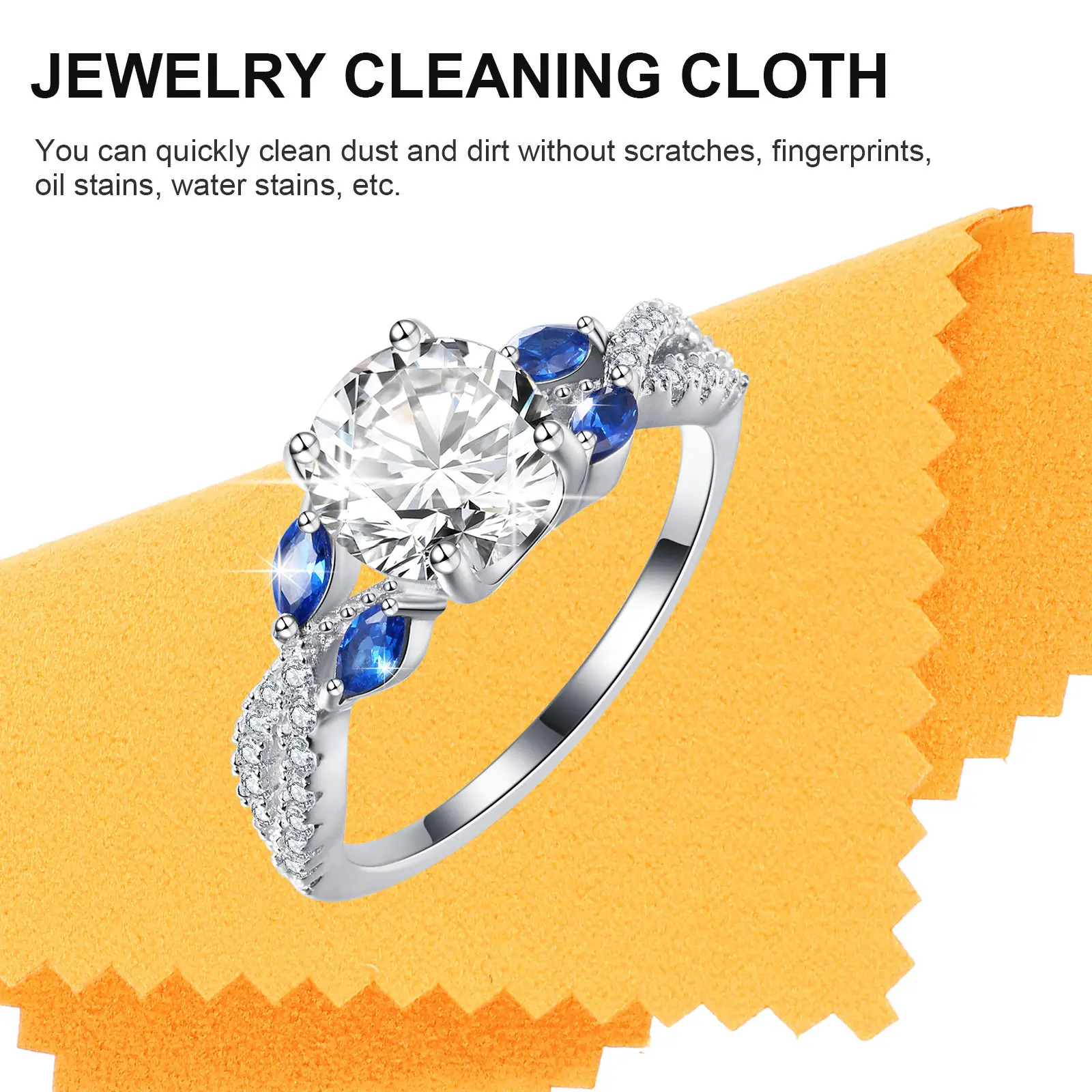 15Pcs Jewelry Cleaning Cloths Premium Supple Material Durable Practical Gloss Restoration Portable Pocket Handbag Convenient
15Pcs Jewelry Cleaning Cloths Premium Supple Material Durable Practical Gloss Restoration Portable Pocket Handbag Convenient