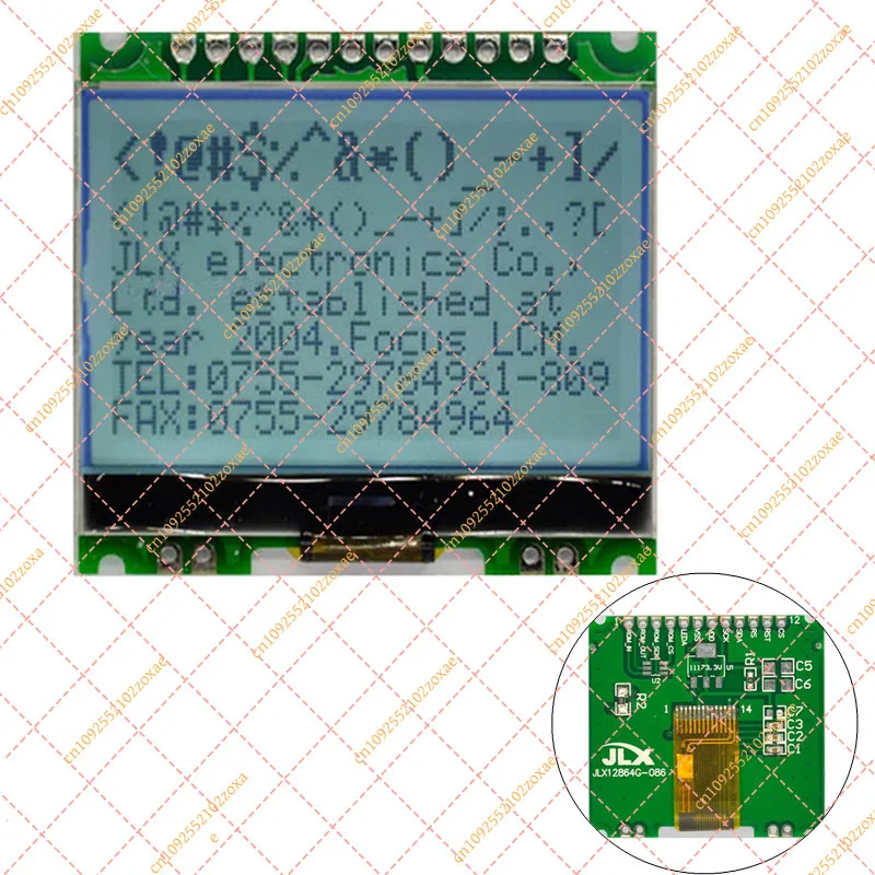 3.3V 5V 12864G-086-P Dot Matrix Module 12864 LCD Dispaly Module with Backlight COG
3.3V 5V 12864G-086-P Dot Matrix Module 12864 LCD Dispaly Module with Backlight COG