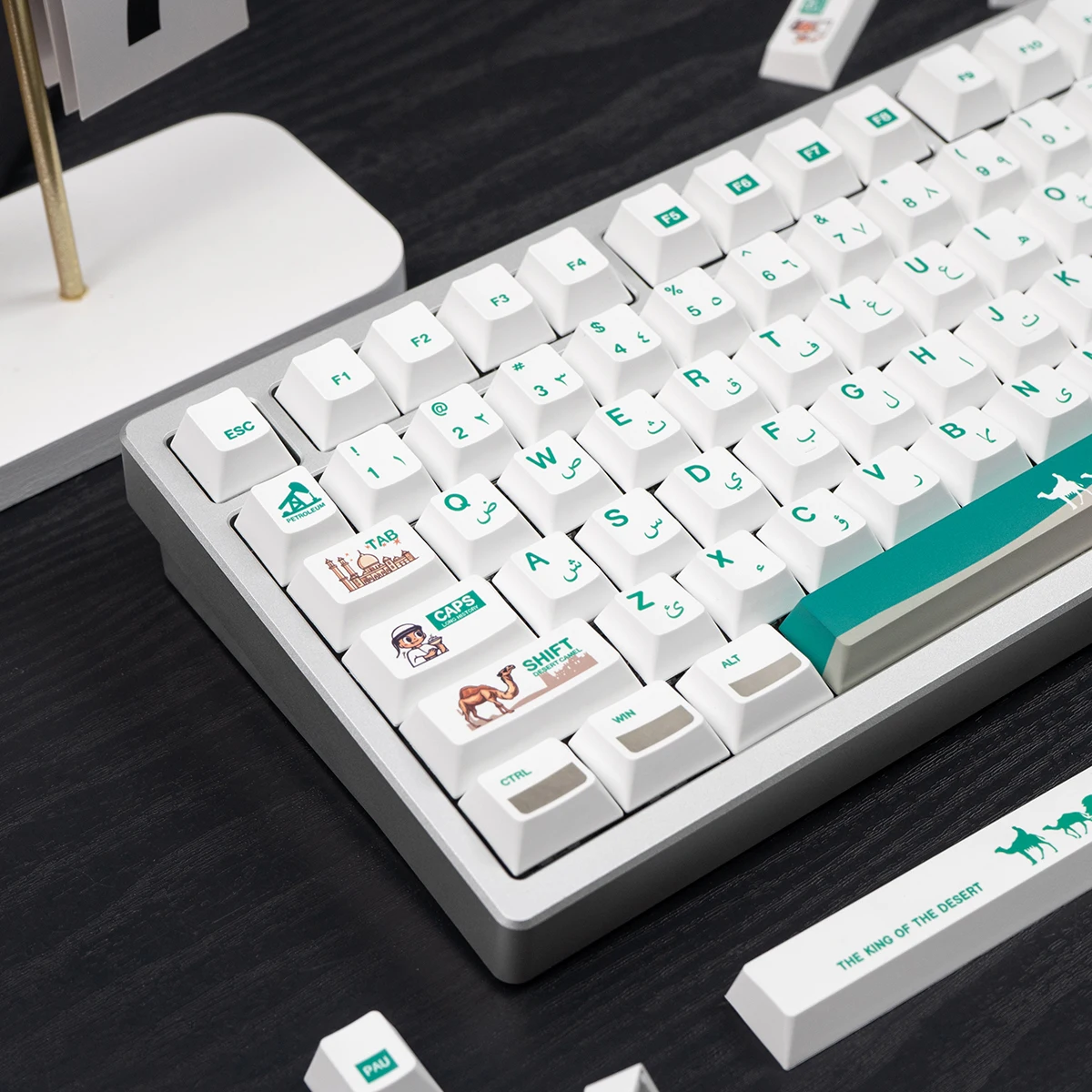 148 Keys Dubai Theme Keycap Set Cherry Profile PBT Sublimation Arabic Keycaps for Mechanical Keyboard 2.25/2.75/7U Space Bar
148 Keys Dubai Theme Keycap Set Cherry Profile PBT Sublimation Arabic Keycaps for Mechanical Keyboard 2.25/2.75/7U Space Bar