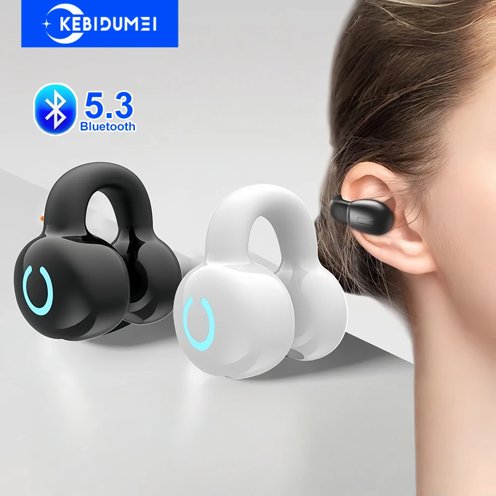Bluetooth 5.3 Earphone Ear Clip Headphones TWS Wireless Headset HiFi Stereo Noise Reduction Earbud for Xiaomi iPhone Samsung
Bluetooth 5.3 Earphone Ear Clip Headphones TWS Wireless Headset HiFi Stereo Noise Reduction Earbud for Xiaomi iPhone Samsung