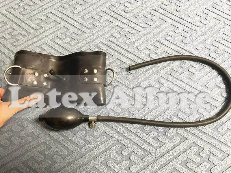 Handmade Sexy Fetish 1MM Thicker Latex Neck Corset Collar Rubber Inflate Plug with Back Zip
Handmade Sexy Fetish 1MM Thicker Latex Neck Corset Collar Rubber Inflate Plug with Back Zip