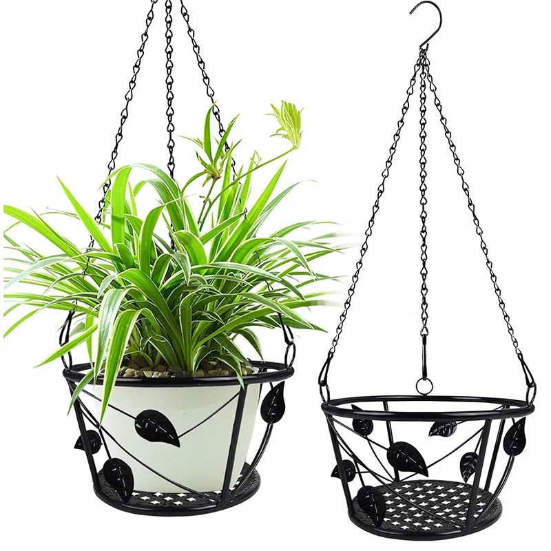 Metal Plant Hanger Hanging Chain Flower Pot Shelf Modern Hanging Planter for Garden Balcony Porch Decorative Flower Pot
Metal Plant Hanger Hanging Chain Flower Pot Shelf Modern Hanging Planter for Garden Balcony Porch Decorative Flower Pot