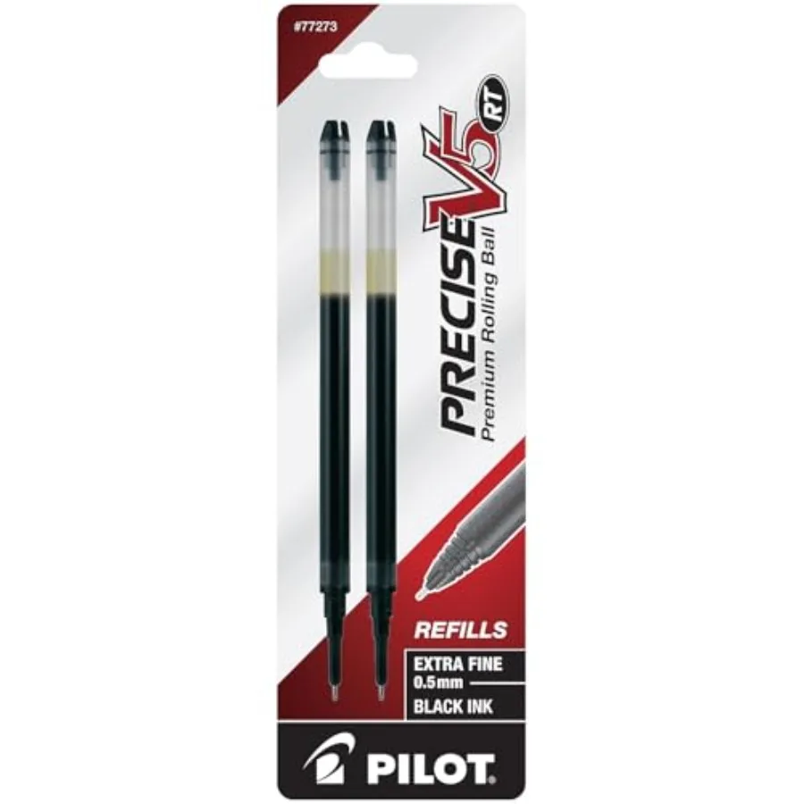 77273 Refill for Precise V5 RT Rolling Ball, Extra Fine, Black Ink, 2/Pack
77273 Refill for Precise V5 RT Rolling Ball, Extra Fine, Black Ink, 2/Pack